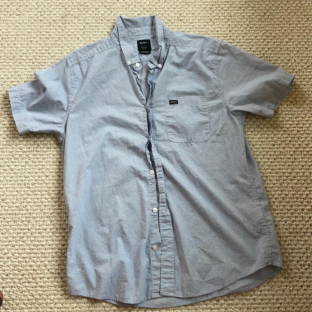 Rvca Men’s Button Down Shirt
